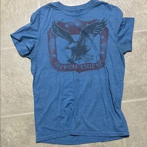 American Eagle Outfitters Vibrant Blue Tee
